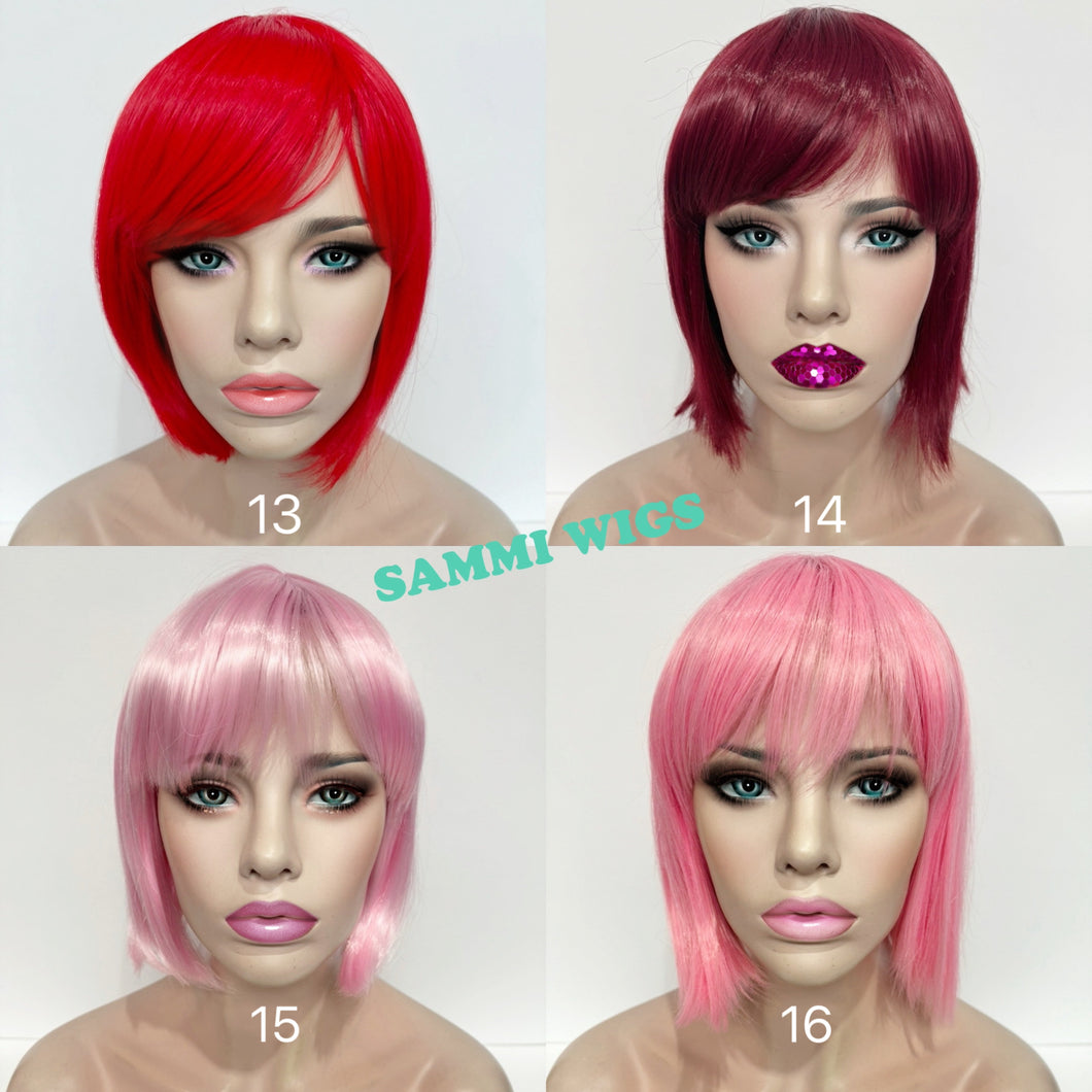 F764 Color short bob wigs