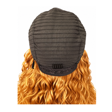 Load image into Gallery viewer, 16” Honey Blonde Curly 4” × 4” Lace Human Hair Wig – T1B/27
