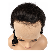 Load image into Gallery viewer, 18” 100% Human Hair 13×4 Lace Frontal Wig – Natural Black #1B
