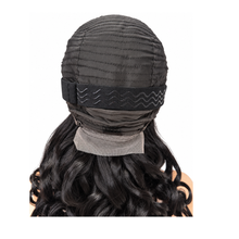 Load image into Gallery viewer, 18” 100% Human Hair 13×4 Lace Frontal Wig – Natural Black #1B
