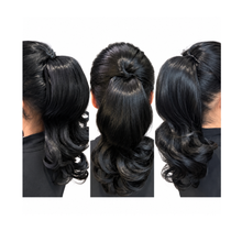 Load image into Gallery viewer, AC1507 Medium length Clip on pony tail in curly style
