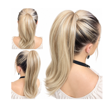 Load image into Gallery viewer, F884-WAVY-180 degree Long length pony tail in wavy style
