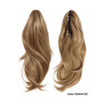 Load image into Gallery viewer, AC1535 Medium Length clip on wavy style pony tails
