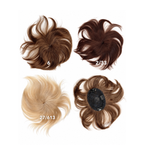 Load image into Gallery viewer, HH186 100% human hair clip on hair topper
