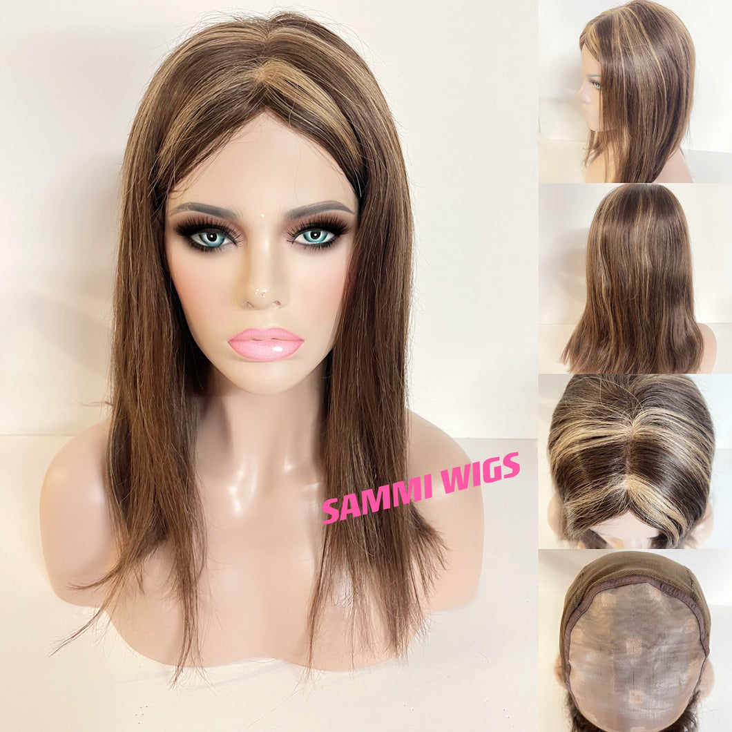 All hand made 100% human hair wig