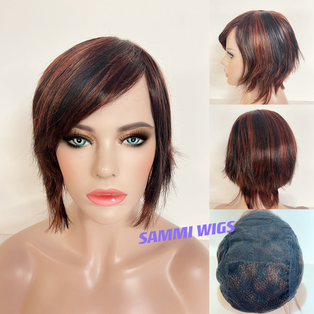 All hand made stylish wig in Japanese kk fibre