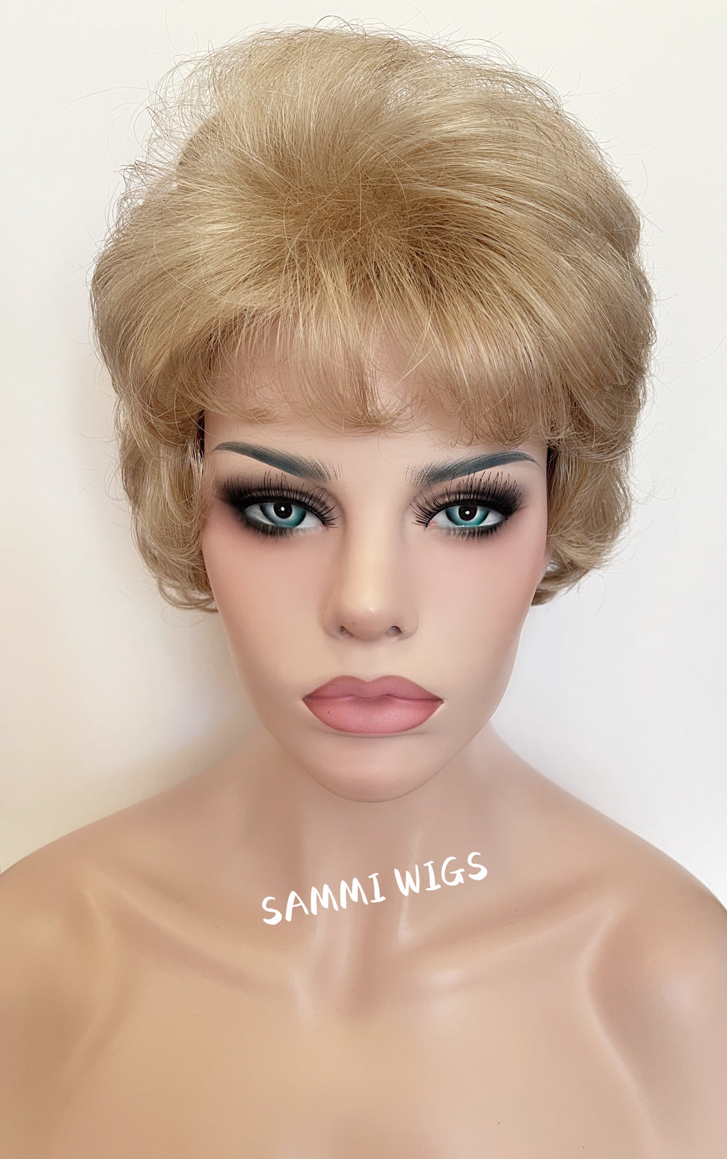 Short blond wig VJ-765