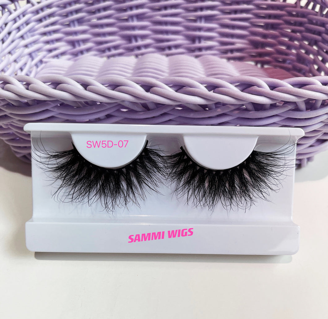 SW5D-07 25MM Mink Eyelash extra thick