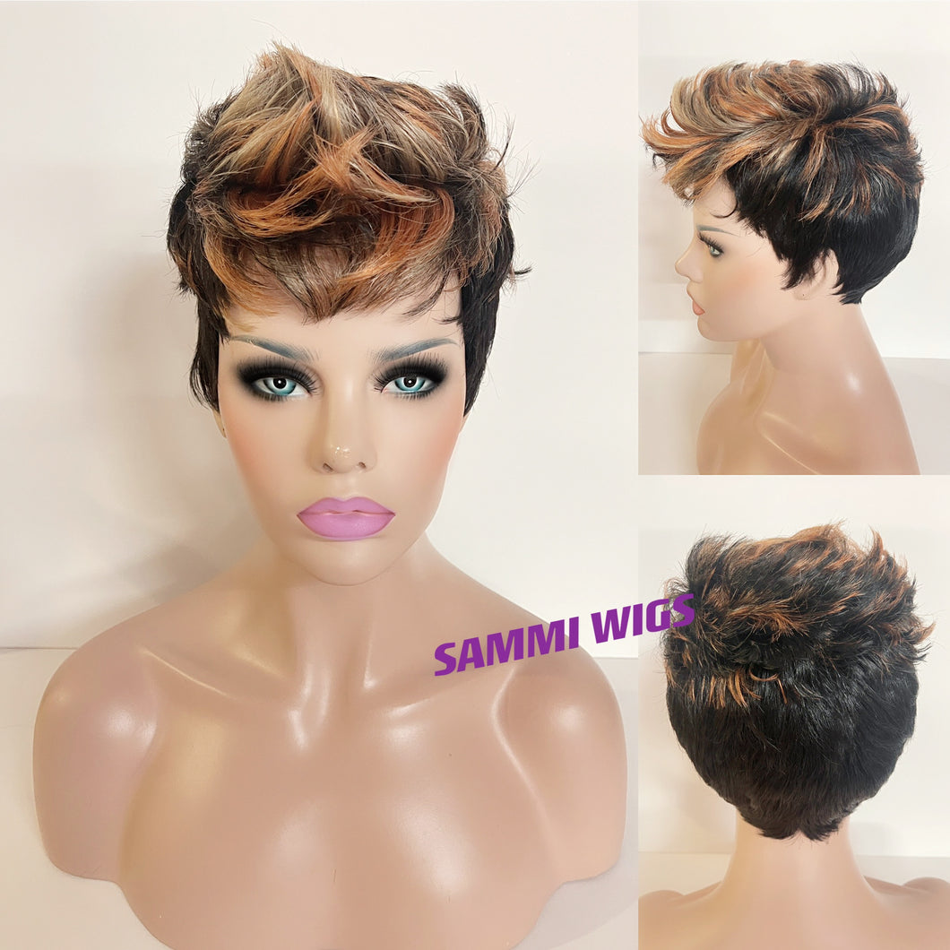 Short cool stylish wig