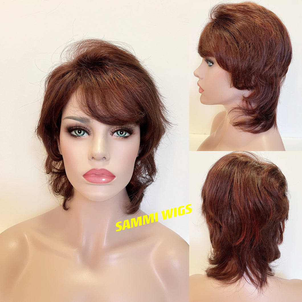 K-2309 Short reddish color wig