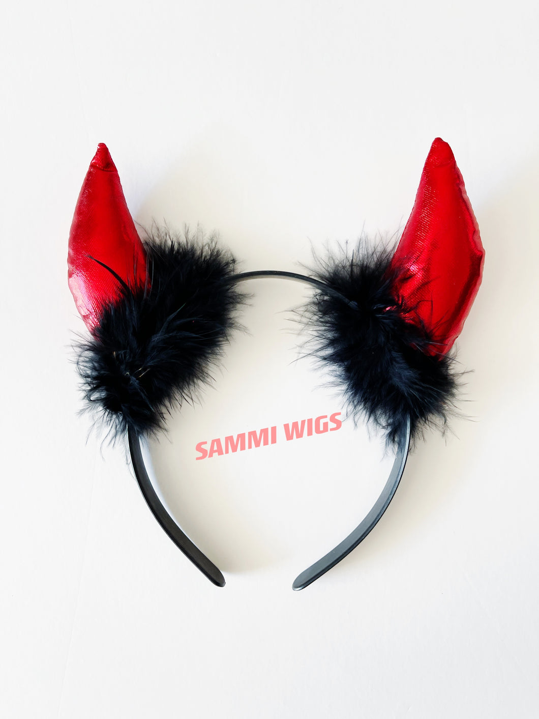 Halloween devil horn headband