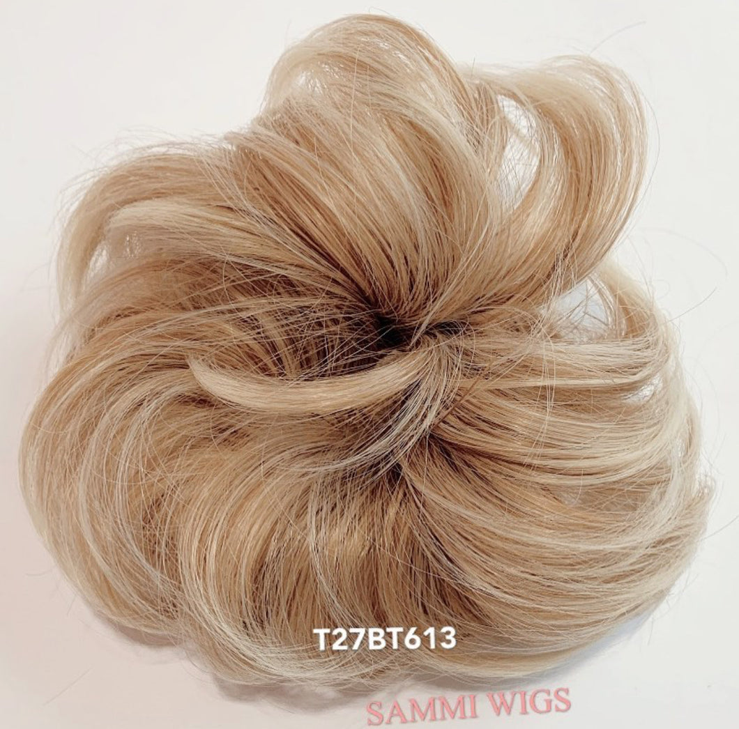 FQ scrunchy in shaggy style