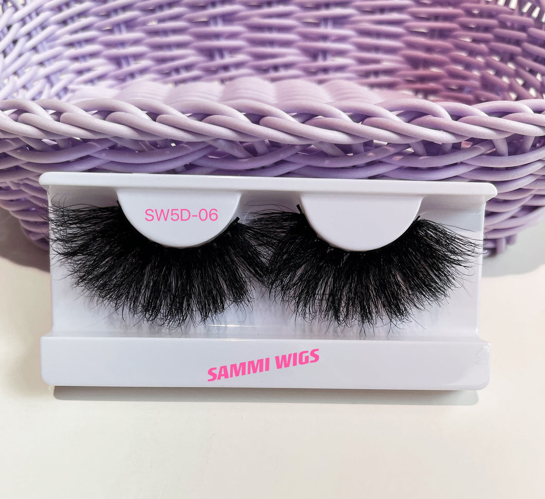 SW5D-06 25MM Mink Eyelash extra thick
