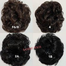 Load image into Gallery viewer, F701 Curly hair piece size adjustable
