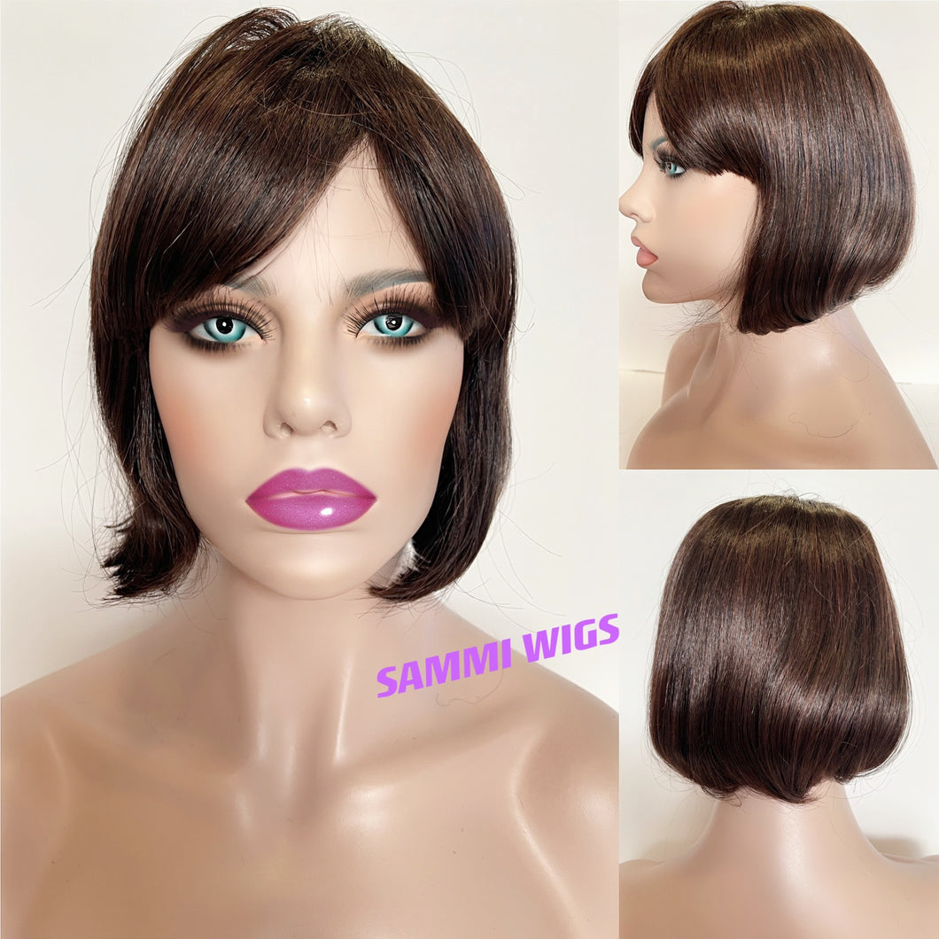 HS-501 Short bob in brown color