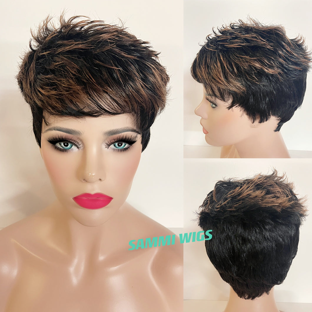 Short cool stylish wig