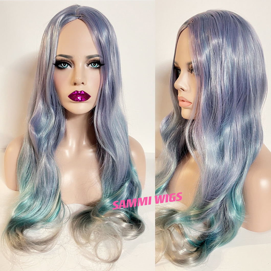 Long ombre color wig